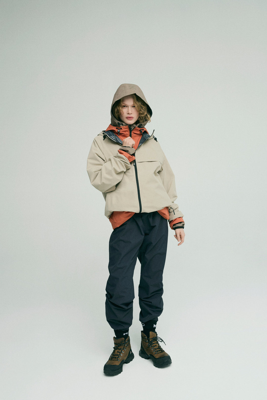 H2O - Rømø Lw Rain Jacket Packable - 1034 Warm Grey Regnjakker 
