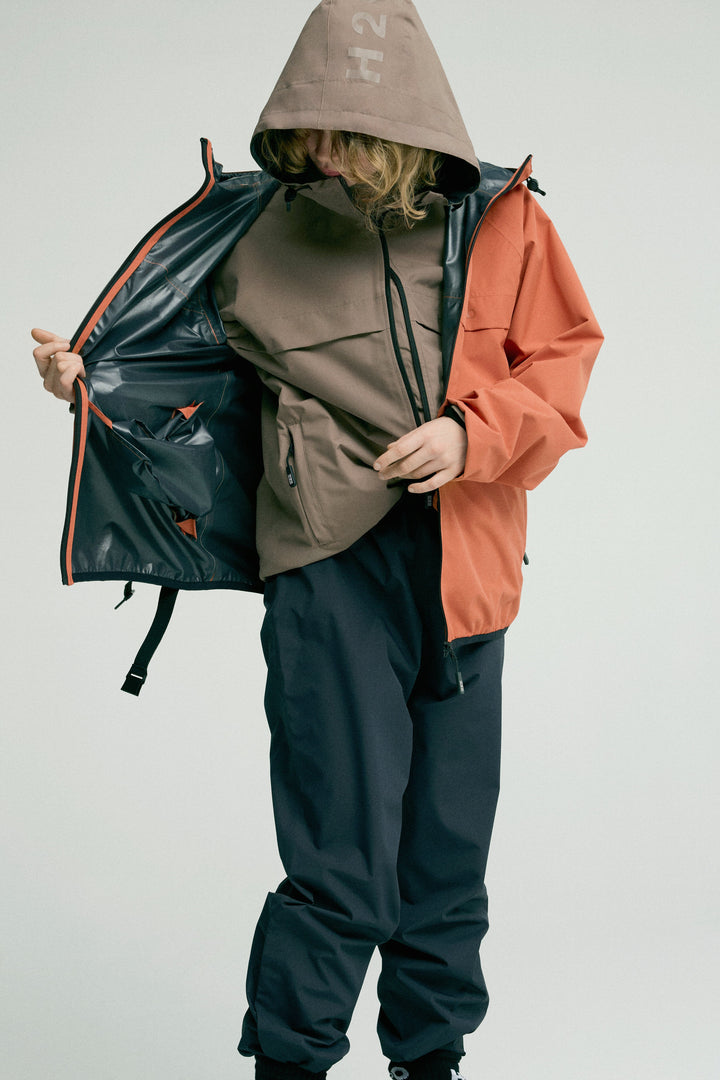 H2O - Rømø Lw Rain Jacket Packable - 3553 Dusty Oak Regnjakker 