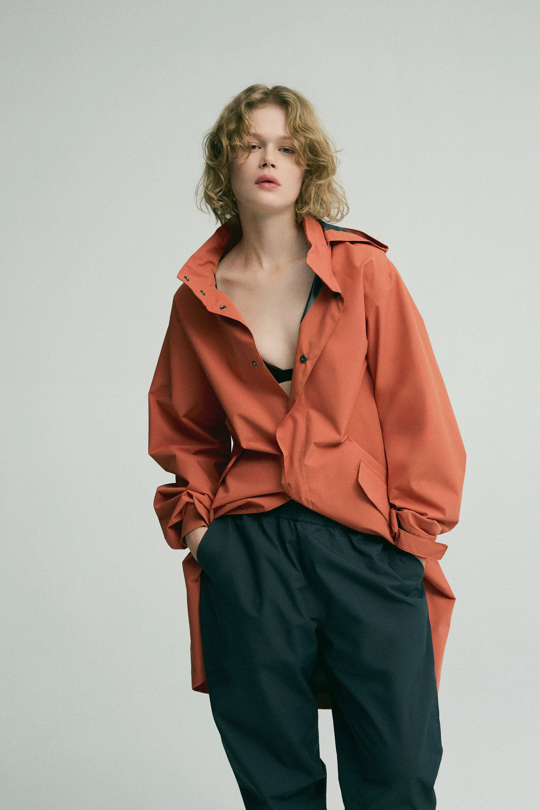 H2O - Rømø Lw Rain Long Jacket - 2047 Autumn Leaf Regnjakker 