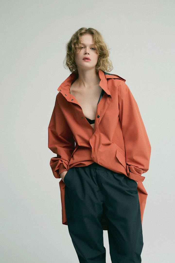 H2O - Rømø Lw Rain Long Jacket - 2047 Autumn Leaf Regnjakker 