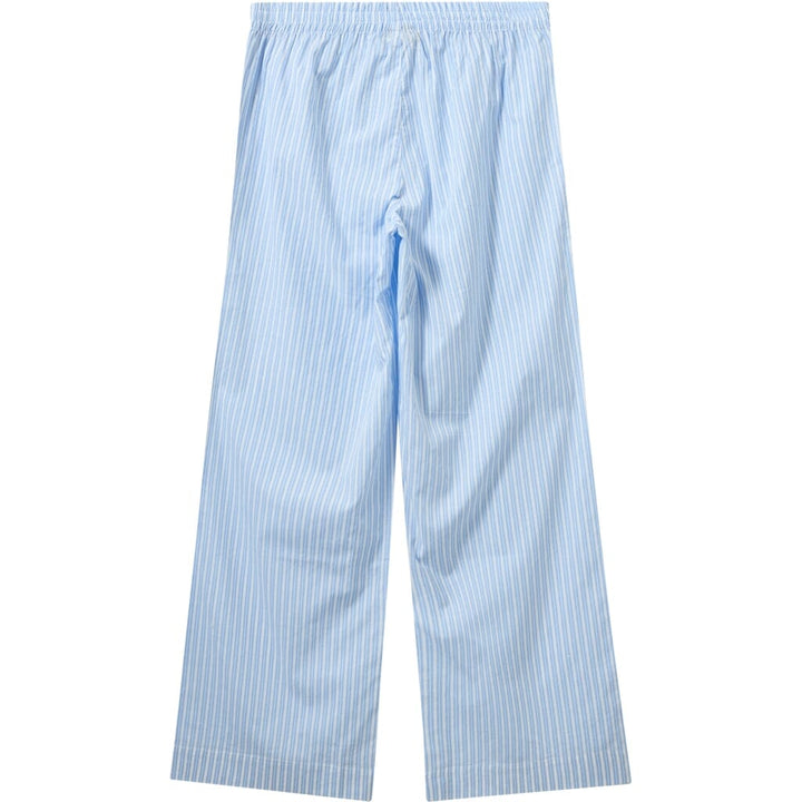 H2O - Rønne Essential Pajamas Pants 100166 - 7092 - Light Blue/White Bukser 