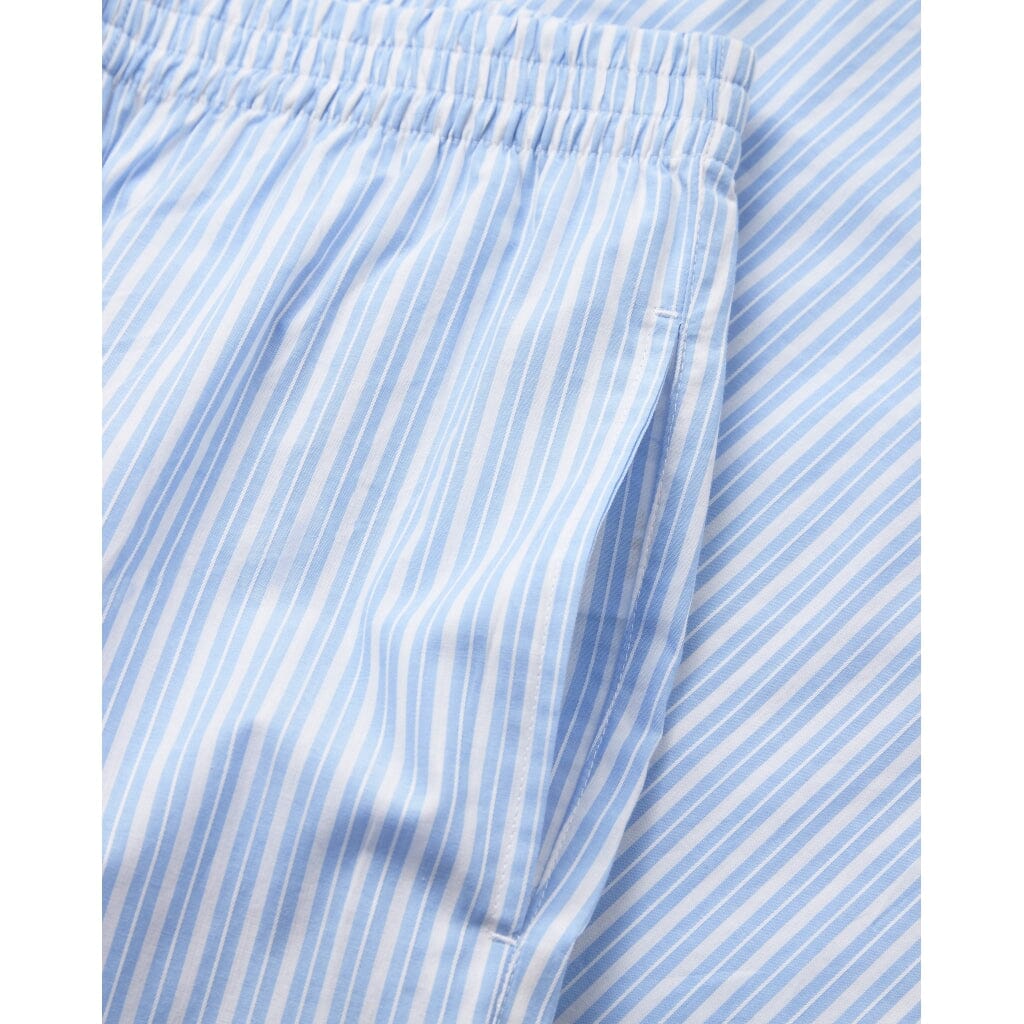 H2O - Rønne Essential Pajamas Pants 100166 - 7092 - Light Blue/White Bukser 