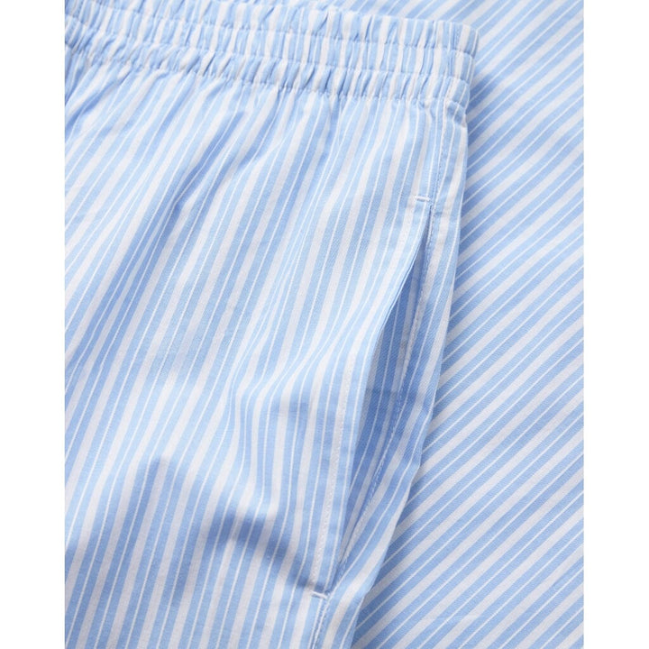 H2O - Rønne Essential Pajamas Pants 100166 - 7092 - Light Blue/White Bukser 