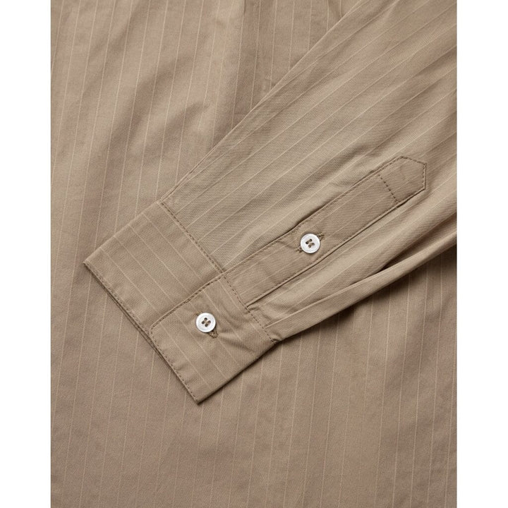 H2O - Rønne Essential Pajamas Shirt L/S 101018-1 - 3547 - Latte Skjorter 