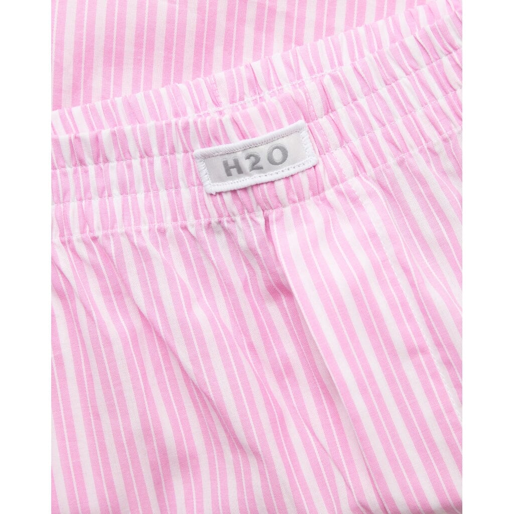 H2O - Rønne Essential Pajamas Shorts 100165 - 7093 - Pink/White Shorts 