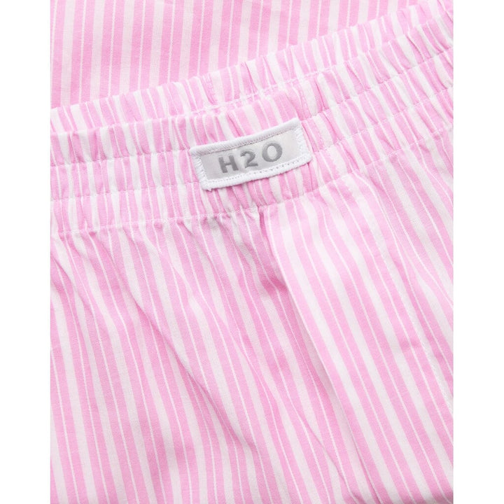 H2O - Rønne Essential Pajamas Shorts 100165 - 7093 - Pink/White Shorts 