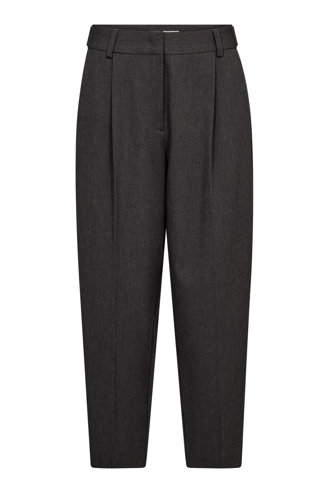 Haute L'Amitié - Amy Crop Pant HL10684 - Grey Melangé Bukser 