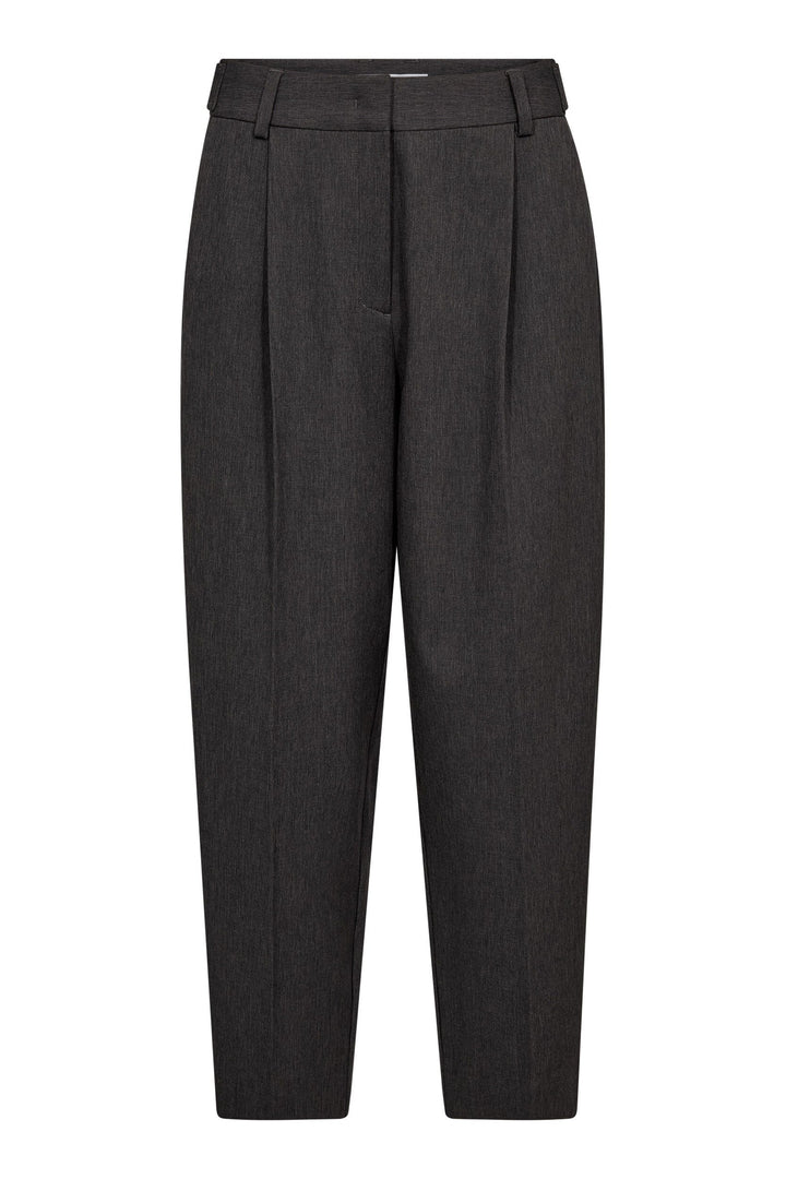 Haute L'Amitié - Amy Crop Pant HL10684 - Grey Melangé Bukser 