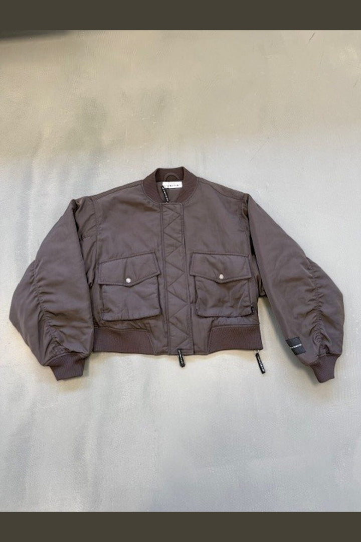 Haute L'Amitié - Bailey Zipper Bomber HL10679 - Mocca