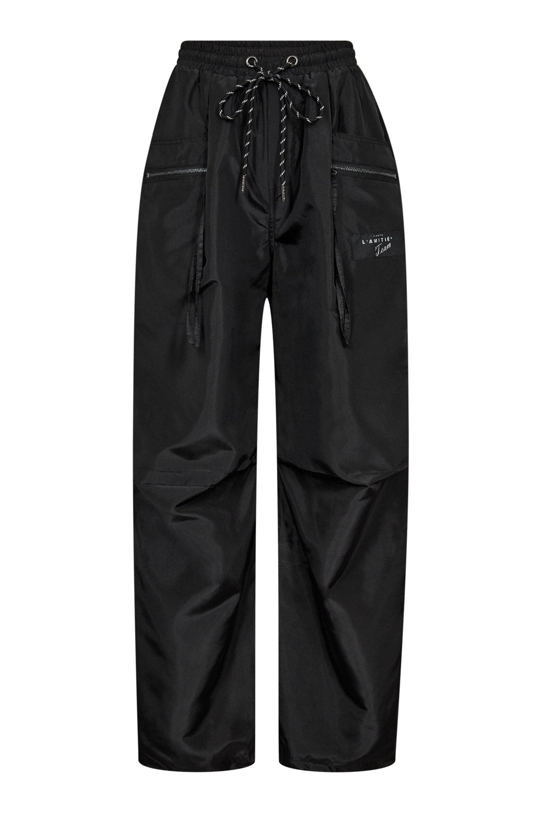 Haute L'Amitié - Cargo Zip Pocket Pant HL10654 - Black Bukser 