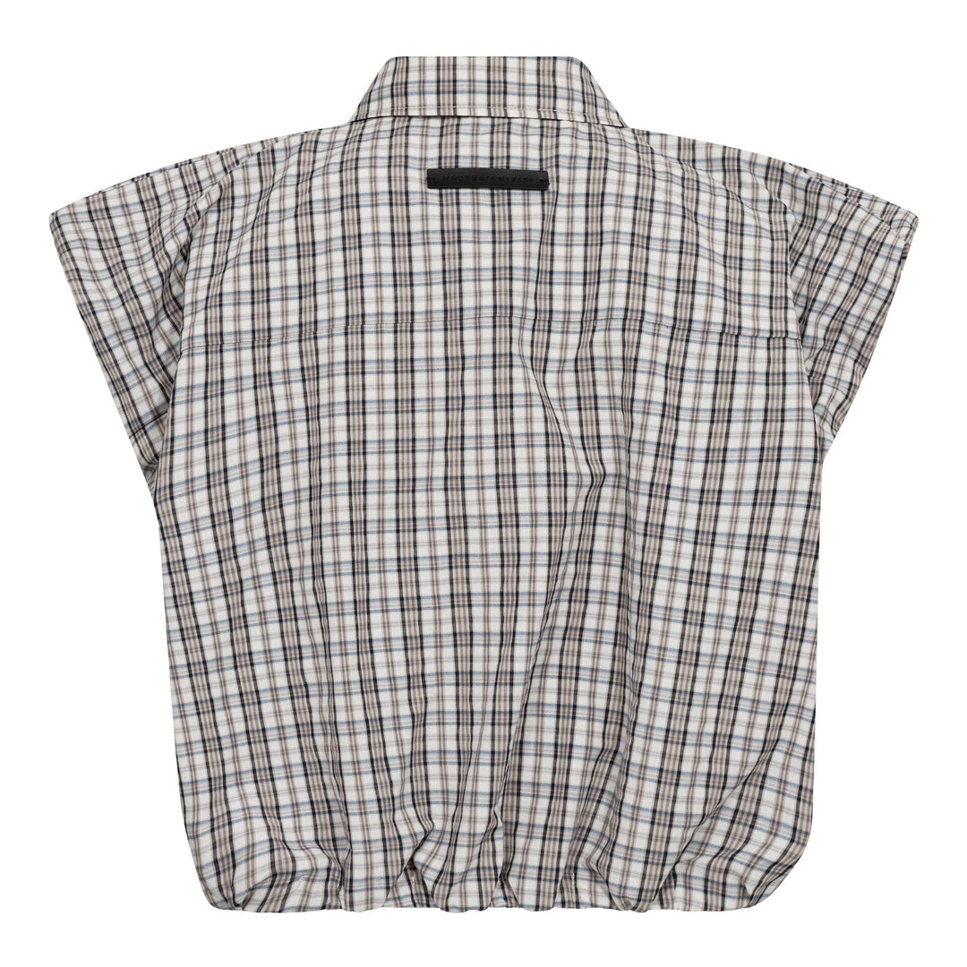 Haute L'Amitié - Dinnie Ns Mini Check Shirt HL10847 - Off-White/ Beige Skjorter 