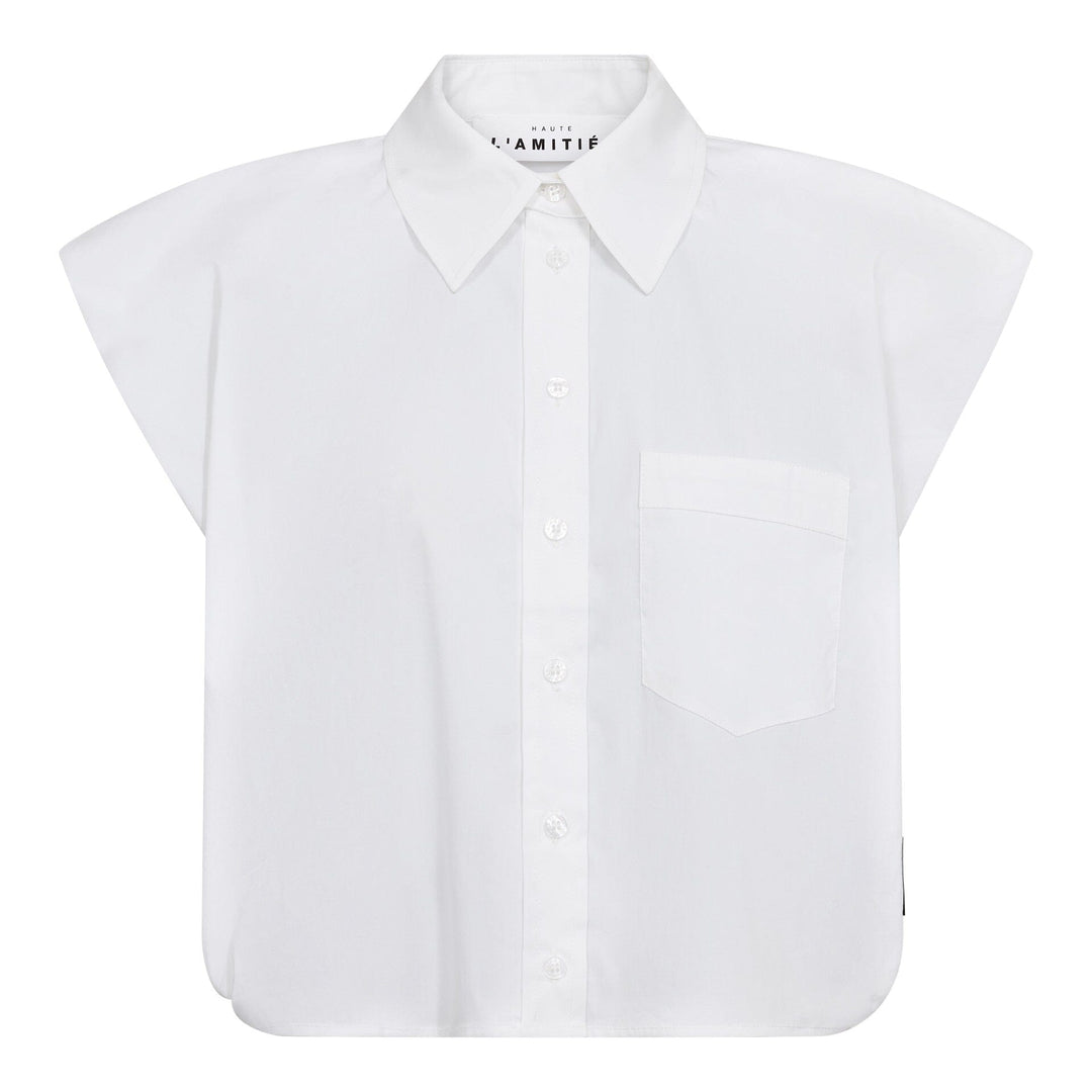 Haute L'Amitié - Dinnie Ns Poplin Shirt HL10846 - White Skjorter 