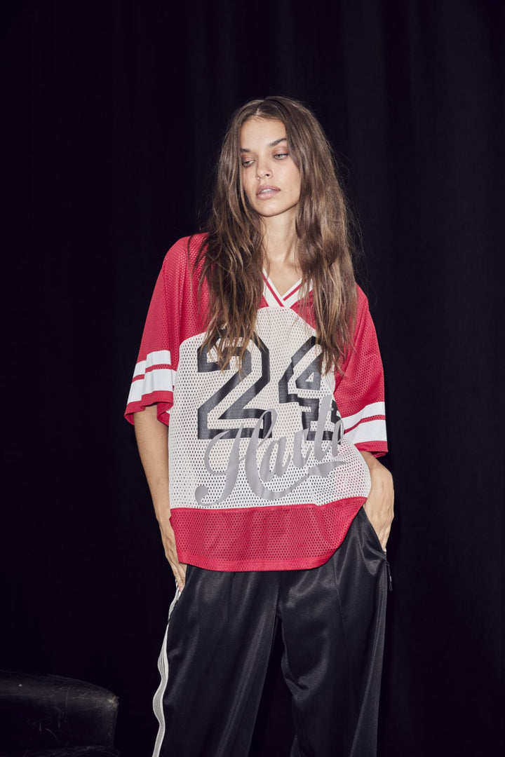 Haute L'Amitié - Drift Combo Number Tee HL10478 - Red T-shirts 