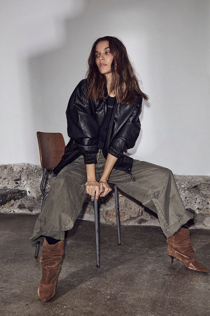 Haute L'Amitié - Enigma Pocket Pant HL10672 - Mud Bukser 