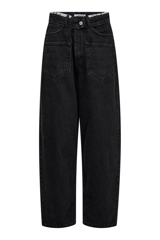 Haute L'Amitié - Flip Waist Pocket Jeans HL10695 - Black Jeans 