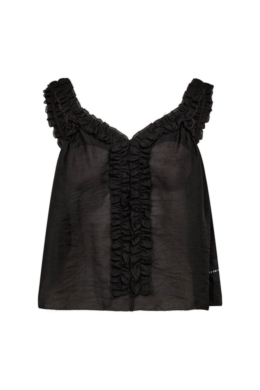 Haute L'Amitié - Frida Frill Top HL10604 - Black