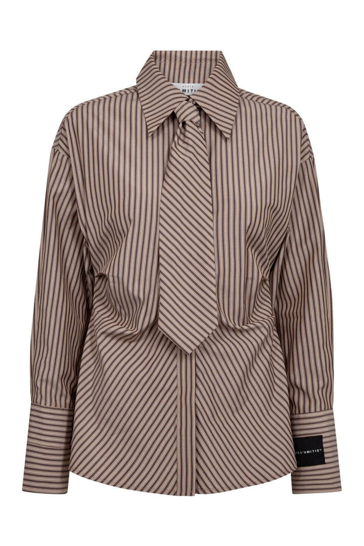 Haute L'Amitié - Gemma Tie Stripe Shirt HL10817 - Dessert Skjorter 