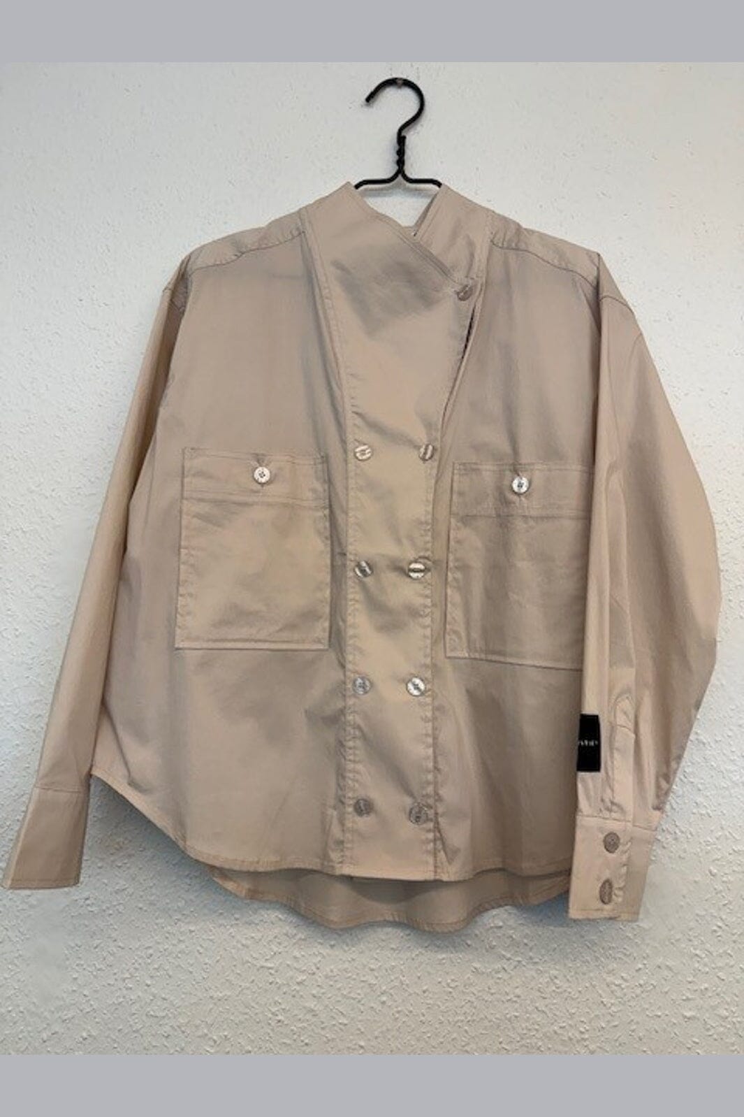 Haute L'Amitié - High Collar Shirt HL10840 - Vanilla