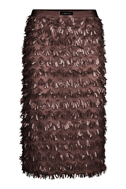 Haute L'Amitié - Limone Pencil Skirt HL10602 - Mocca Nederdele 
