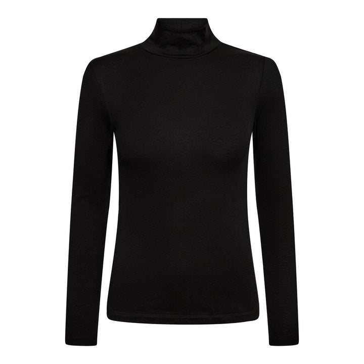 Haute L'Amitié - Lux Turtle Ls Tee HL10851 - Black T-shirts 