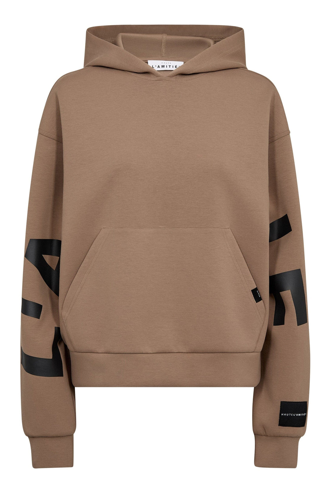 Haute L'Amitié - Maxi Split Hoodie HL10663 - Walnut Sweatshirts 