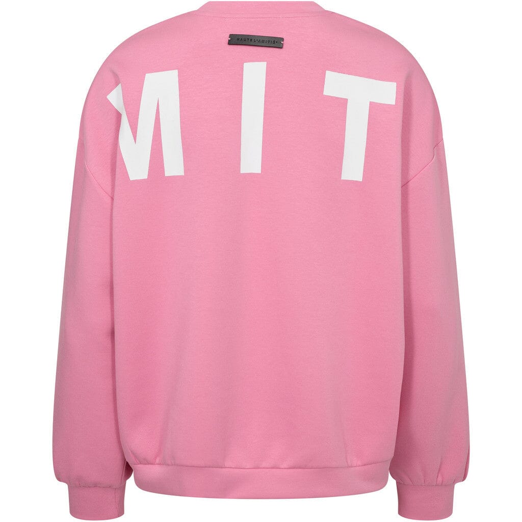 Haute L'Amitié - Maxi Split Logo Sweat HL10413 - Candyfloss Sweatshirts 