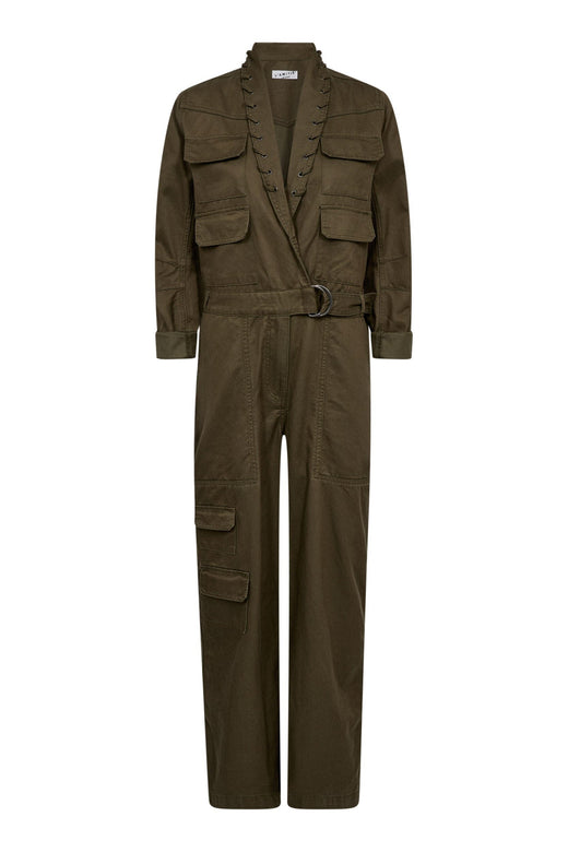 Haute L'Amitié - Pielle Twill Boiler Suit HL10629 - Army Jakker 