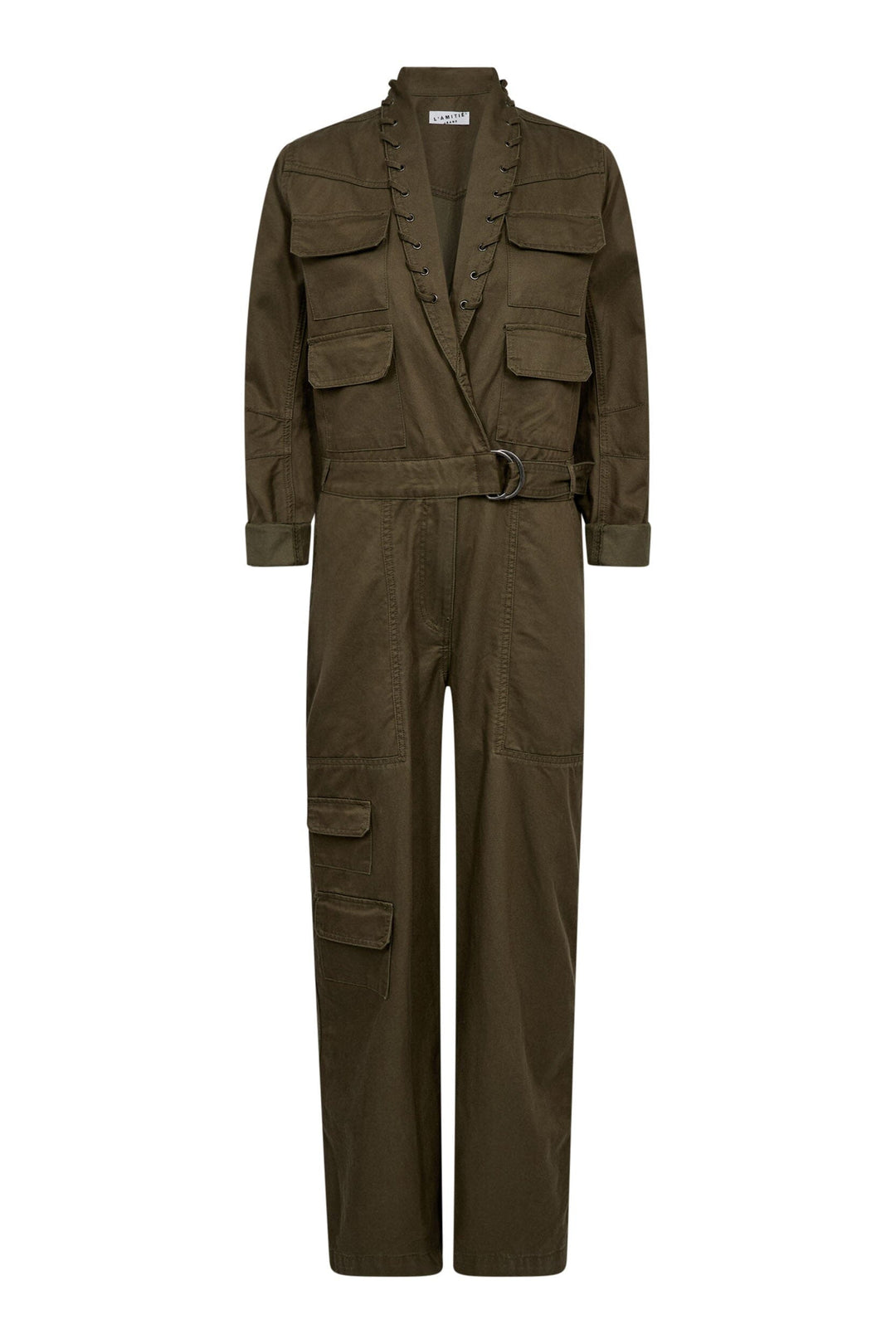 Haute L'Amitié - Pielle Twill Boiler Suit HL10629 - Army Jakker 