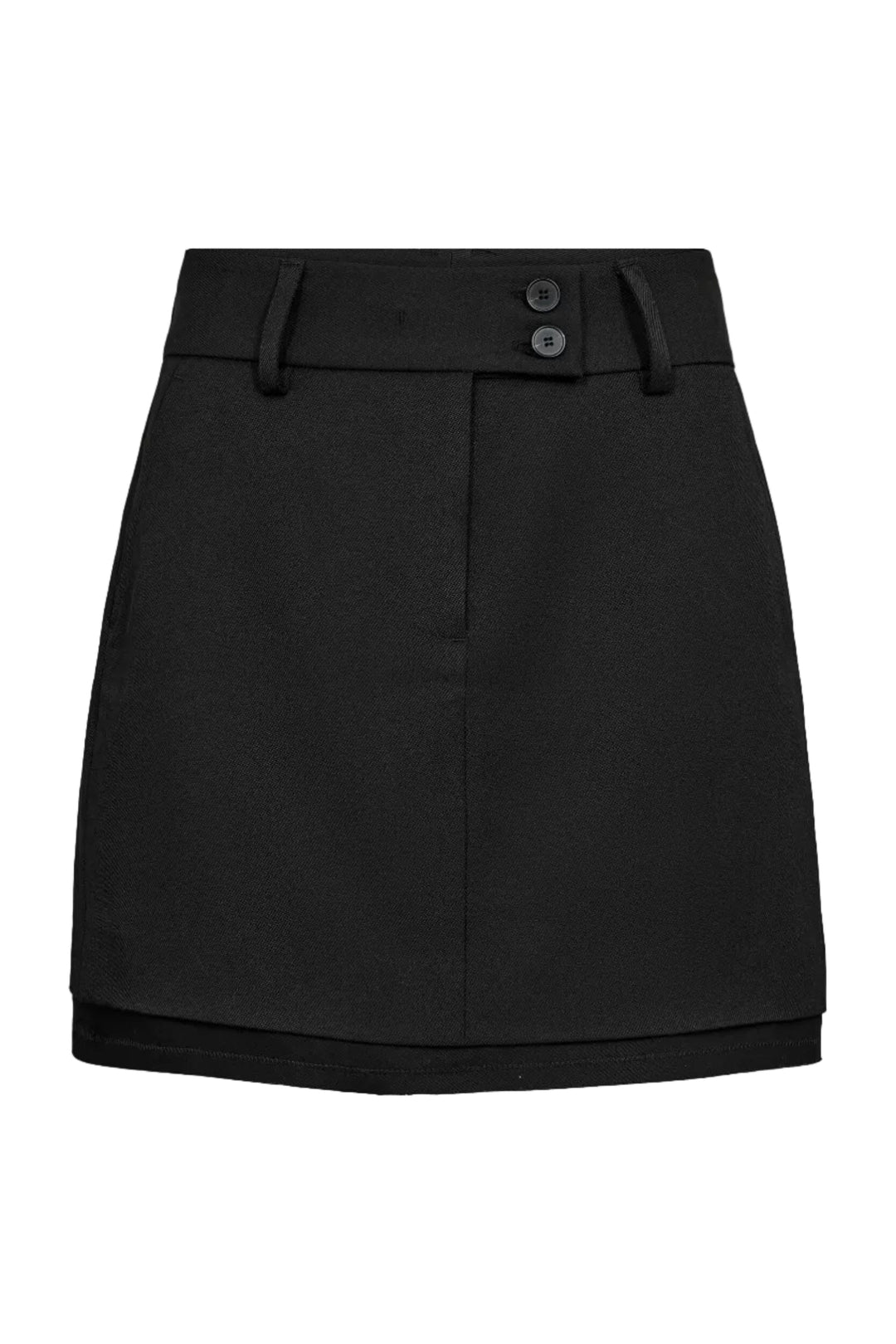 Haute L'Amitié - Premiere Crop Skirt HL10711 - Black Nederdele 