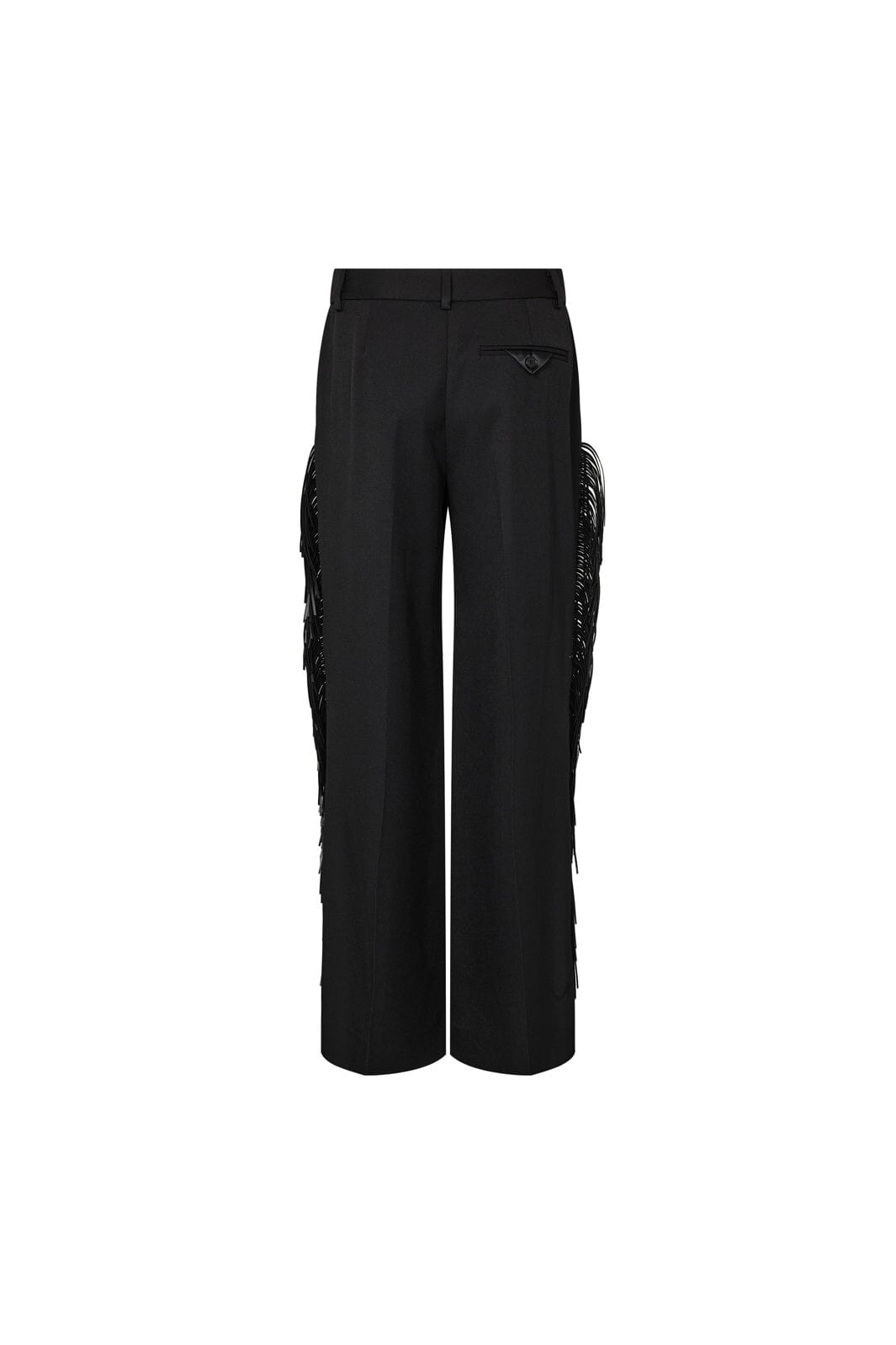 Haute L'Amitié - Premiere Fringe Plain Tall Pant HL10990 - Black