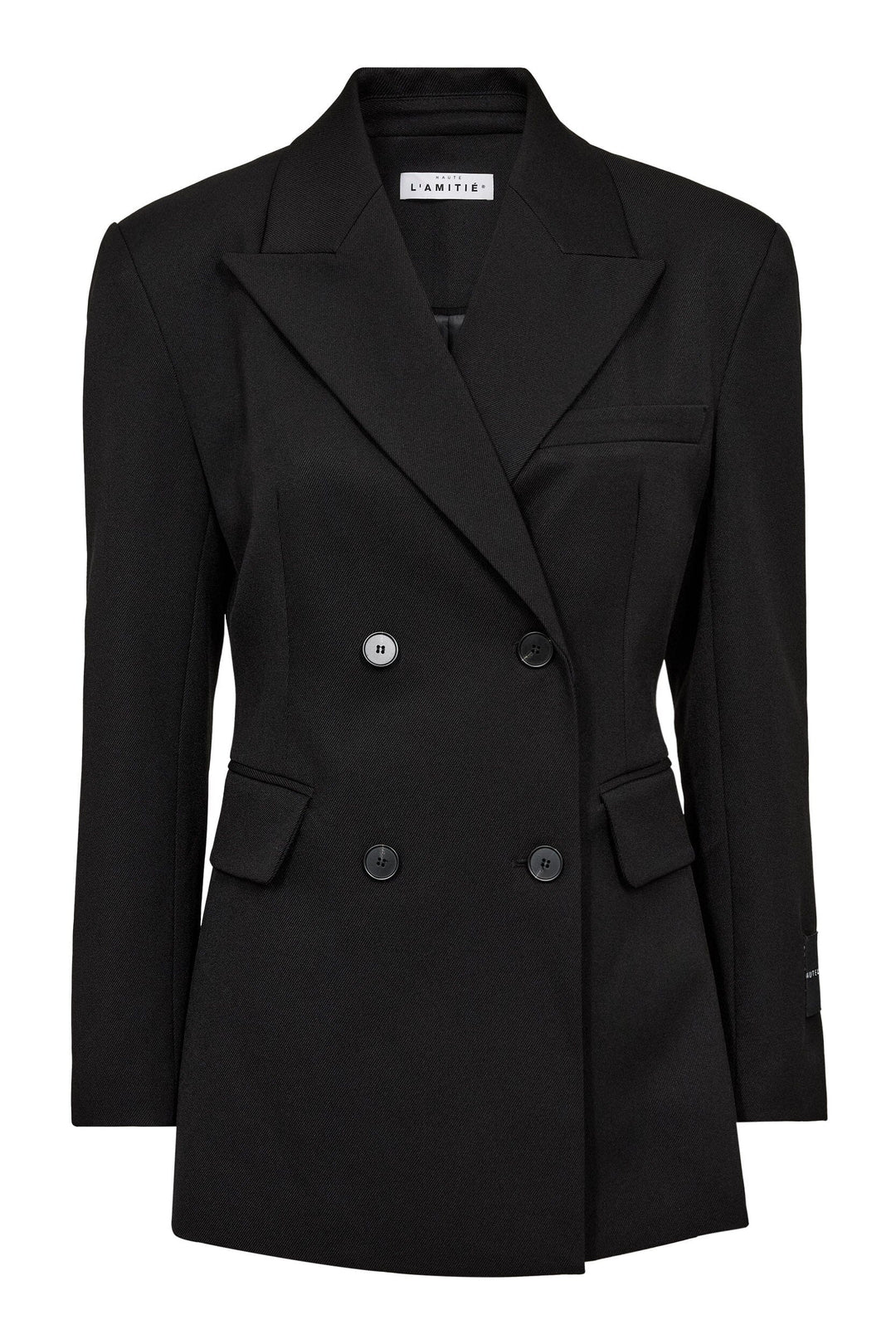 Haute L'Amitié - Premiere Waist Fit Blazer HL10703 - Black Blazere 