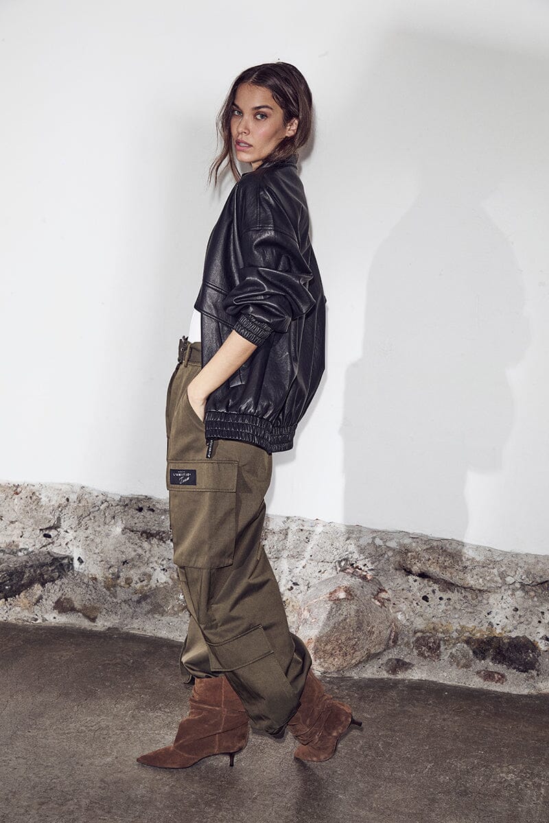 Haute L'Amitié - Rabi Cargo Pocket Pant HL10705 - Army Bukser 