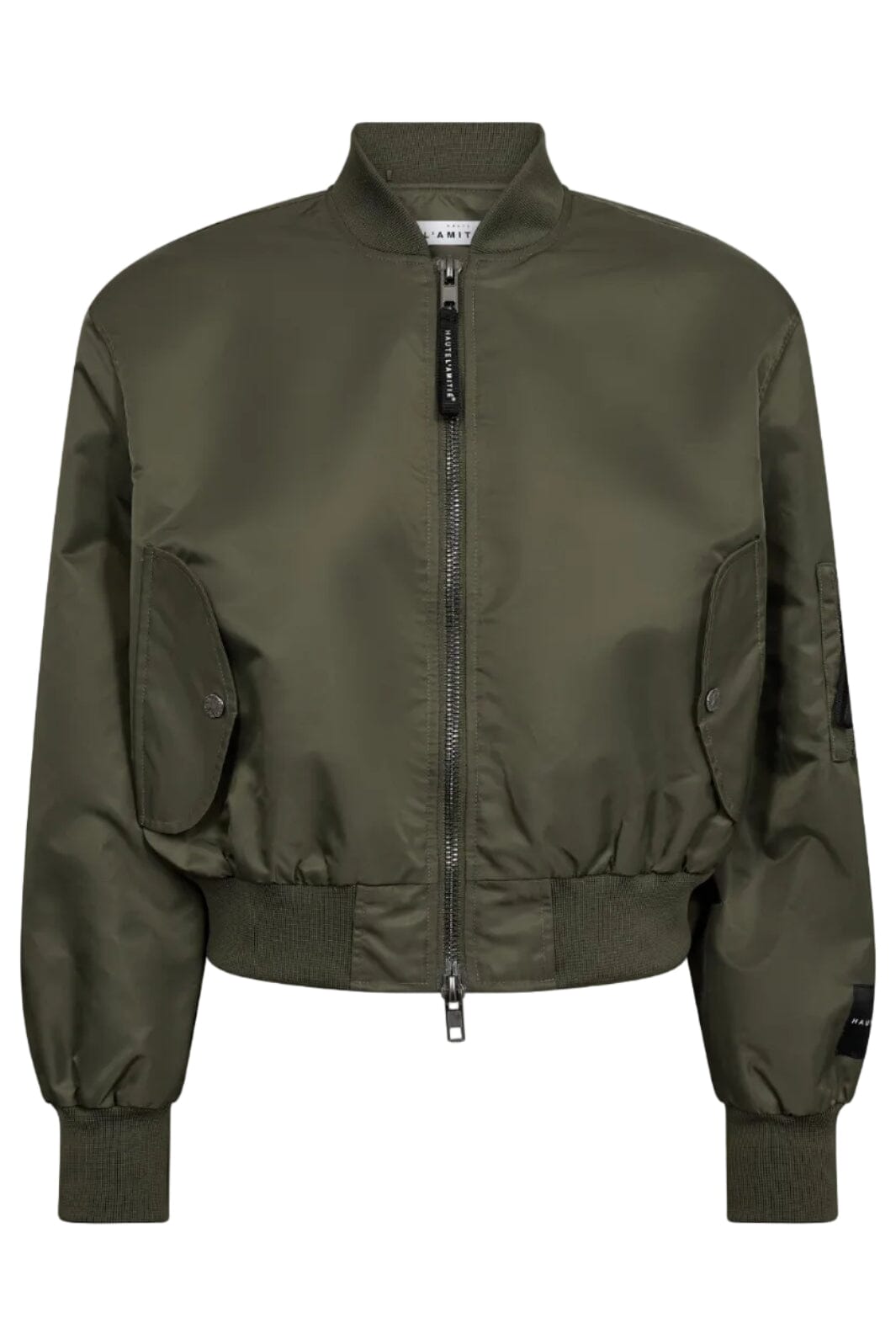 Haute L'Amitié - Sally Crop Bomber HL10659 - Army Jakker 