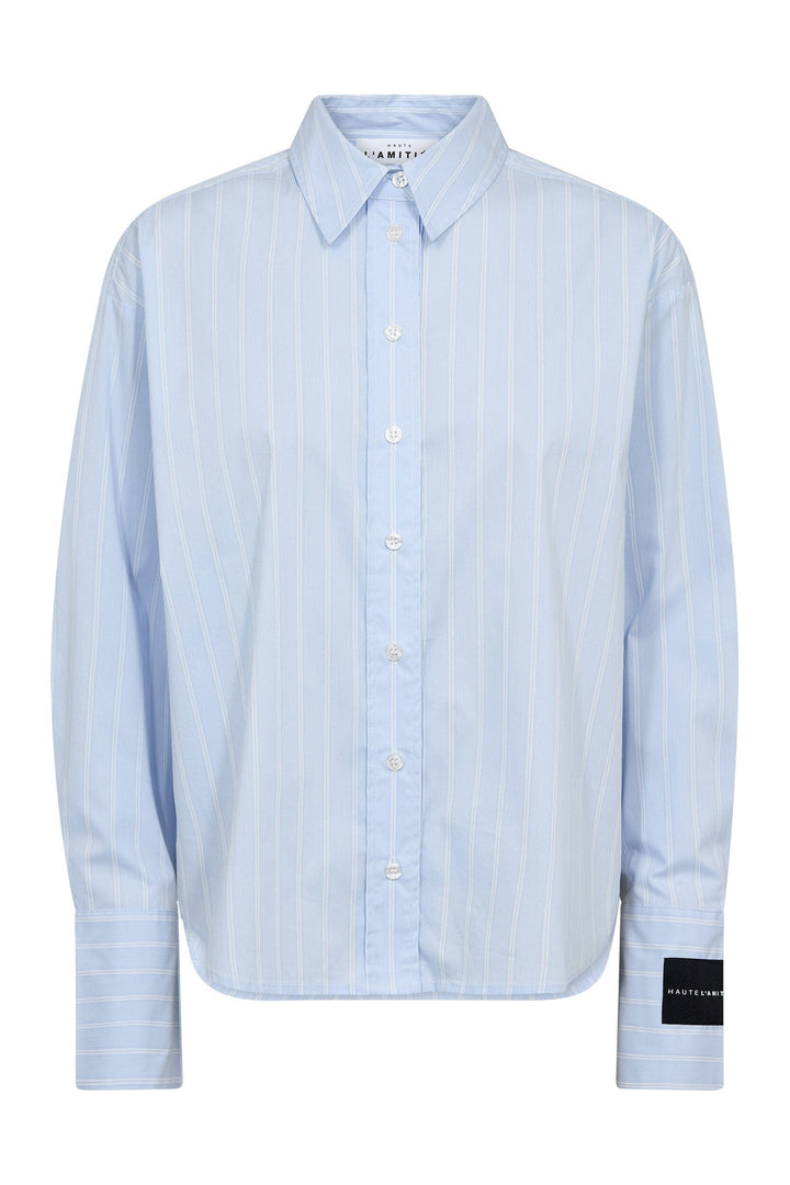 Haute L'Amitié - Sophie Classy Stripe Shirt HL10744 - Pale Blue Skjorter 