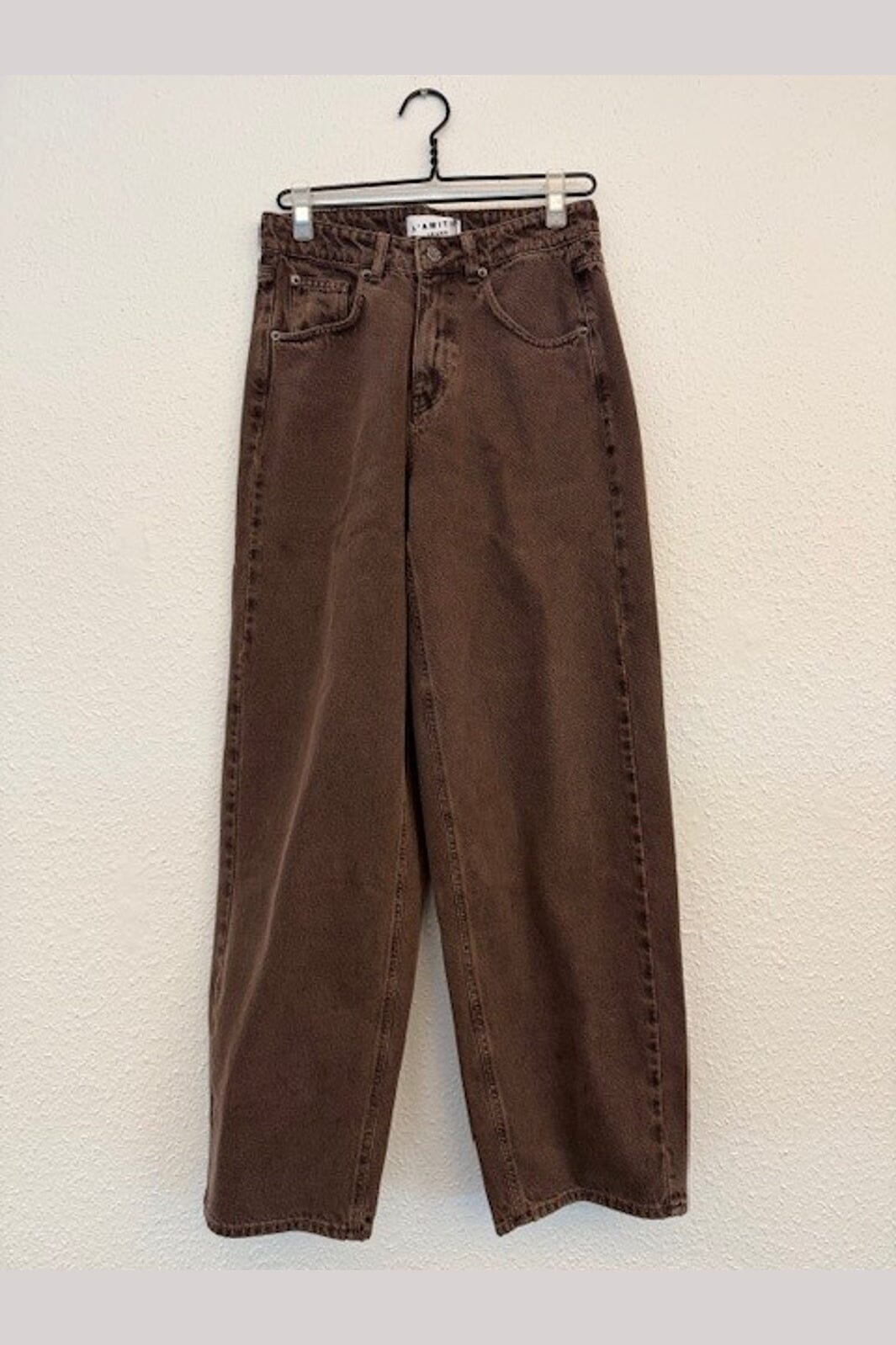 Haute L'Amitié - Uni Mid Rise Jeans HL10863 - Mocca