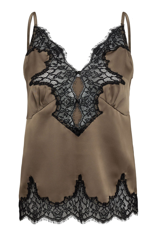 Haute L'Amitié - Vivian Lingerie Top HL10585 - Mushroom Toppe 
