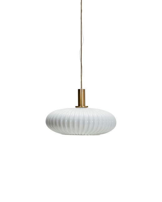 House Doctor - Lampe, Hdfort, Antik Messingfinish, Råhvid - 900000270