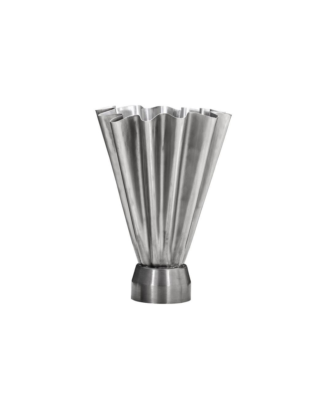 House Doctor - Vase, Hdflood, Børstet Sølvfinish - 900000763