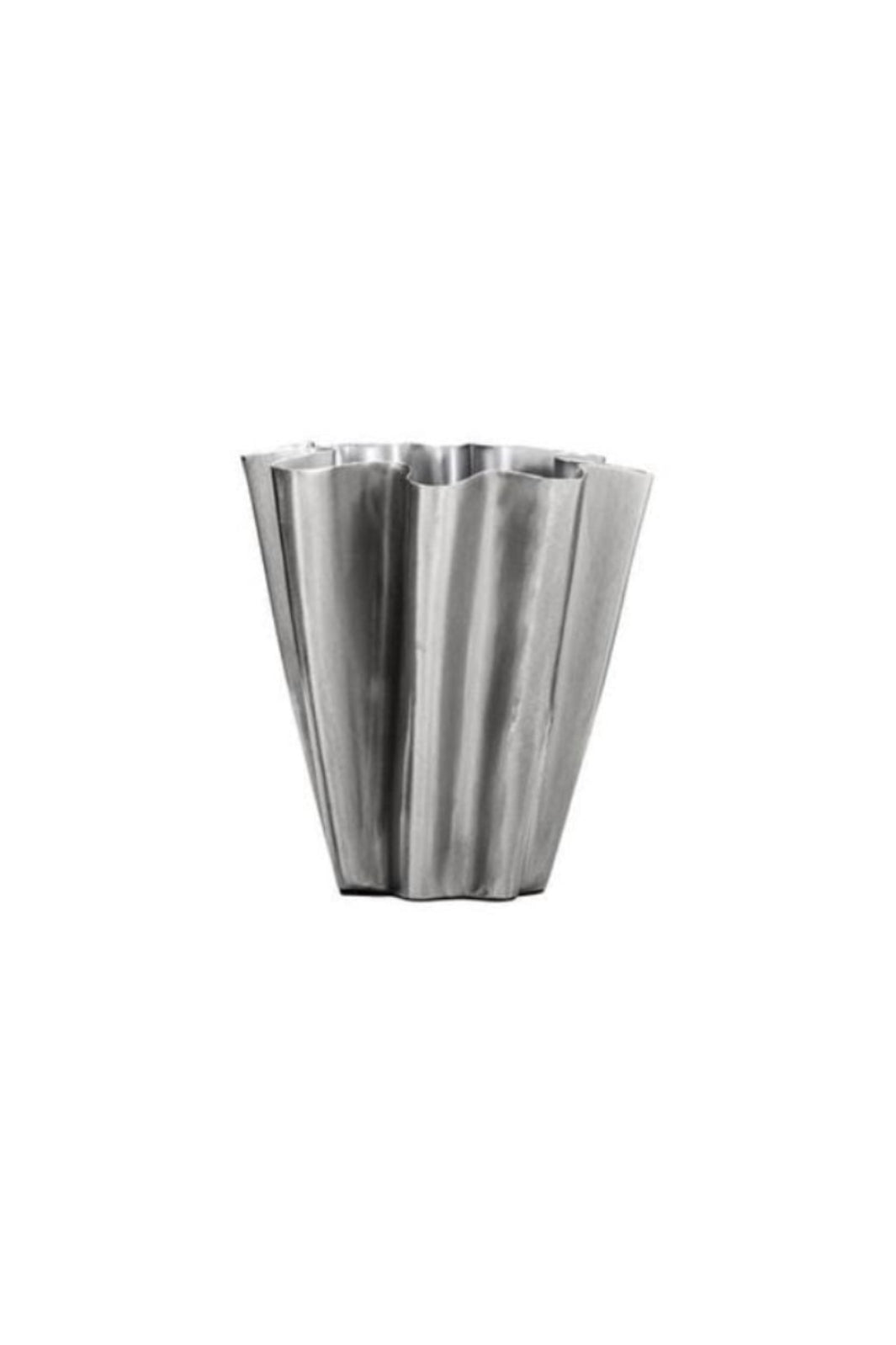House Doctor - Vase, Hdflood, Børstet Sølvfinish - 900000765