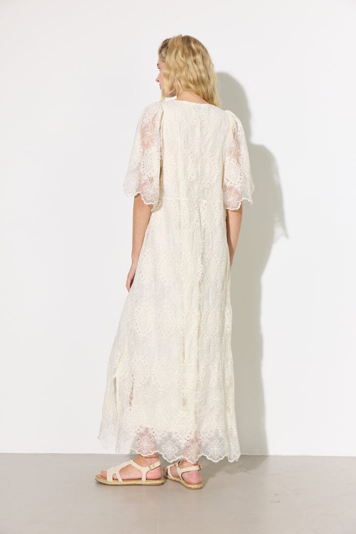Hunkøn - Lulu Lace Dress 26312 - Cream Lace Kjoler 