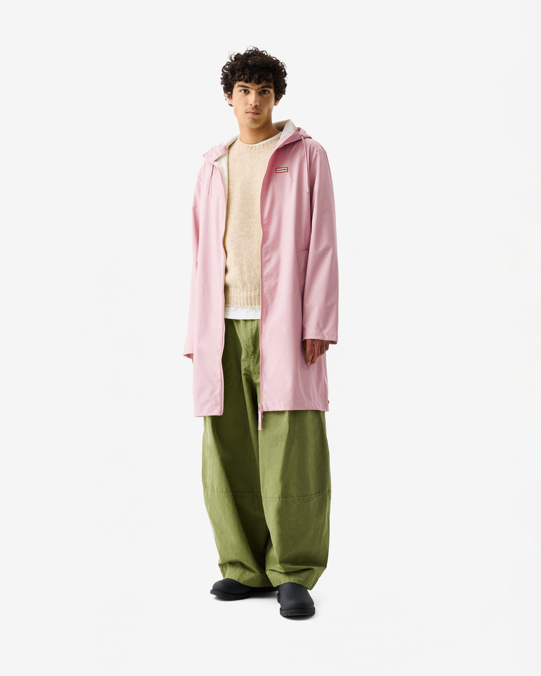 Hunter - Andrea Pu Rain Coat Haru0002242 - Parfait Pink Regnjakker 