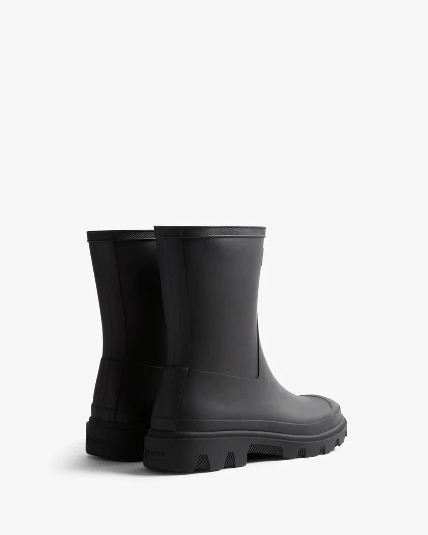 Hunter - Downpour Short Boot Hfru0002251blk - Black Gummistøvler 