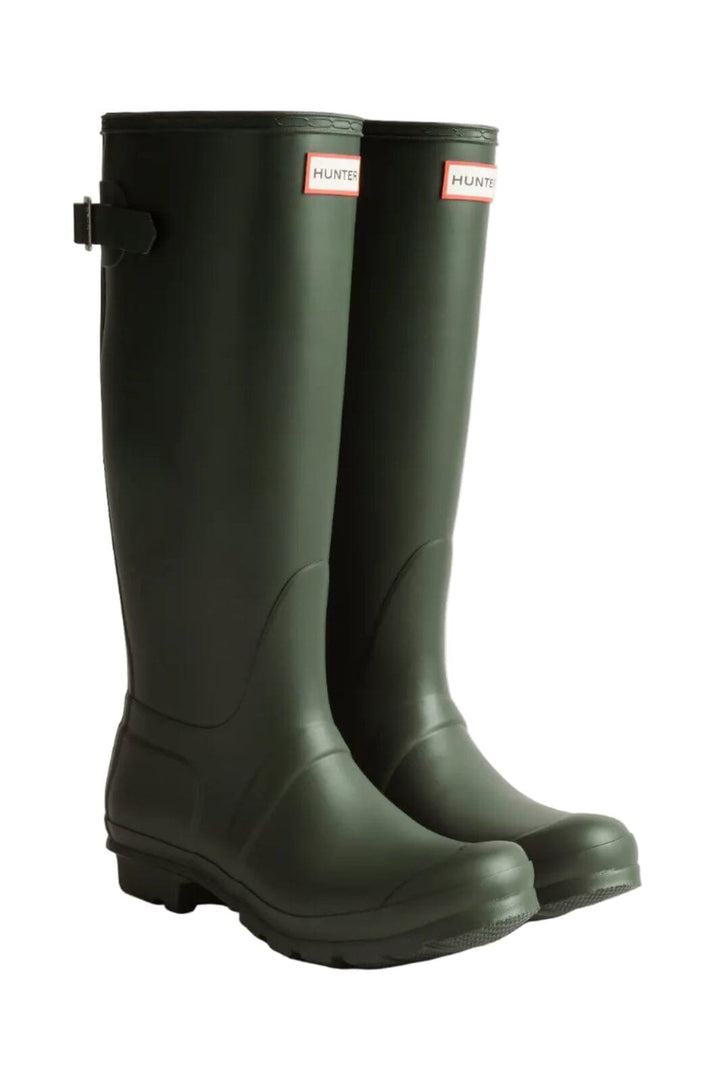 Hunter - Women Original Tall Back Adjustable Boot Wft1001rmadov - Dark Olive Gummistøvler 