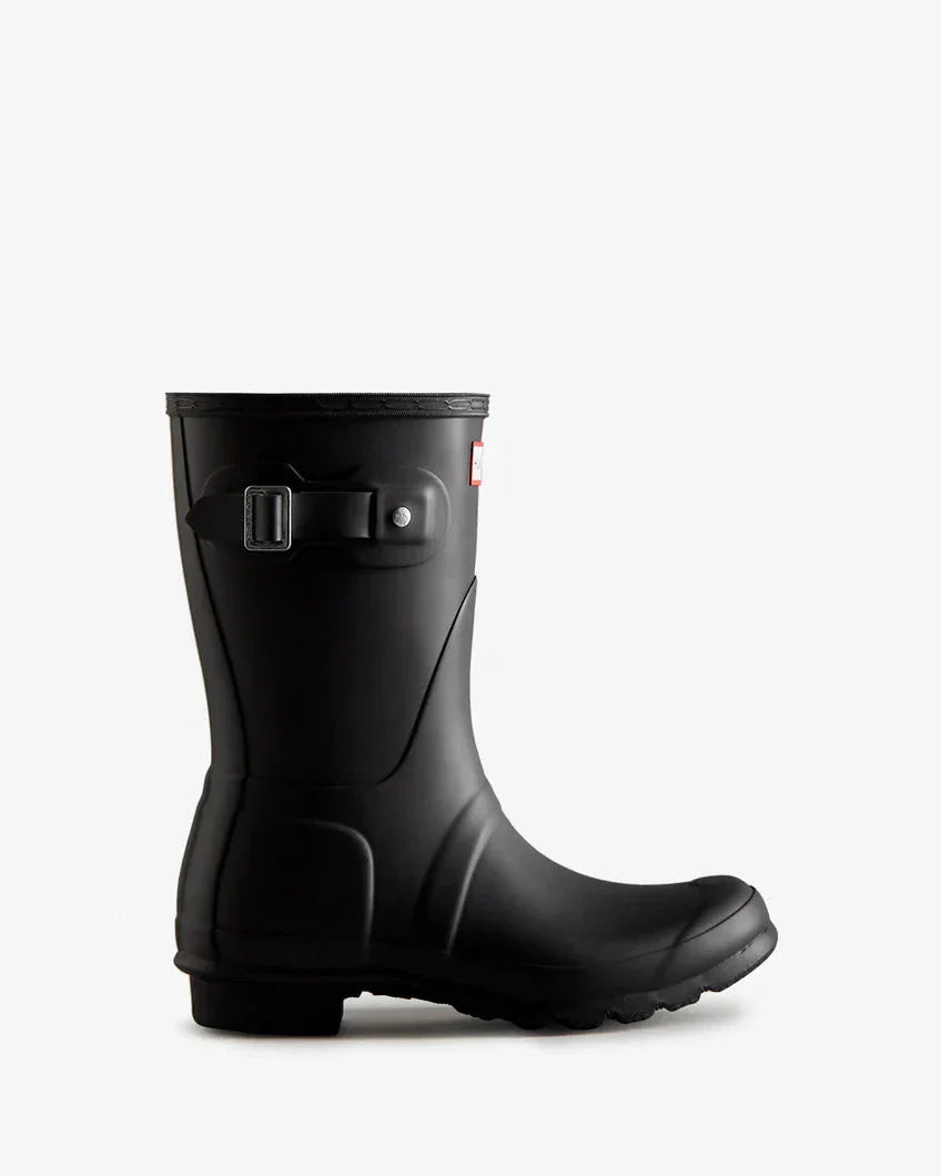 Hunter - Womens Original Short Boot Wfs1000rmablk - Black Gummistøvler 