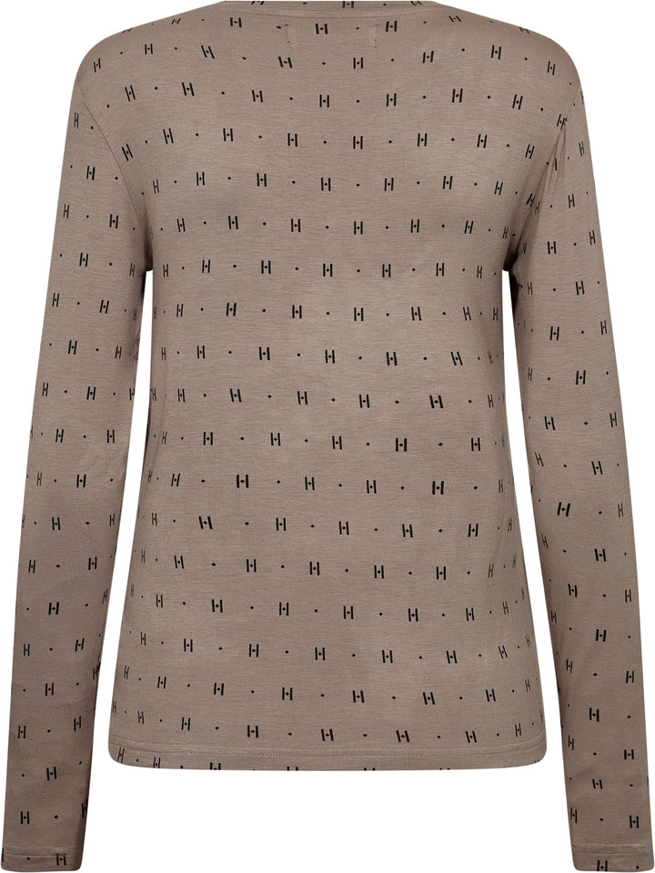 Hype The Detail - Htd Tee L/S Cashmere-Blend 650-14 - 4 - Sand Bluser 