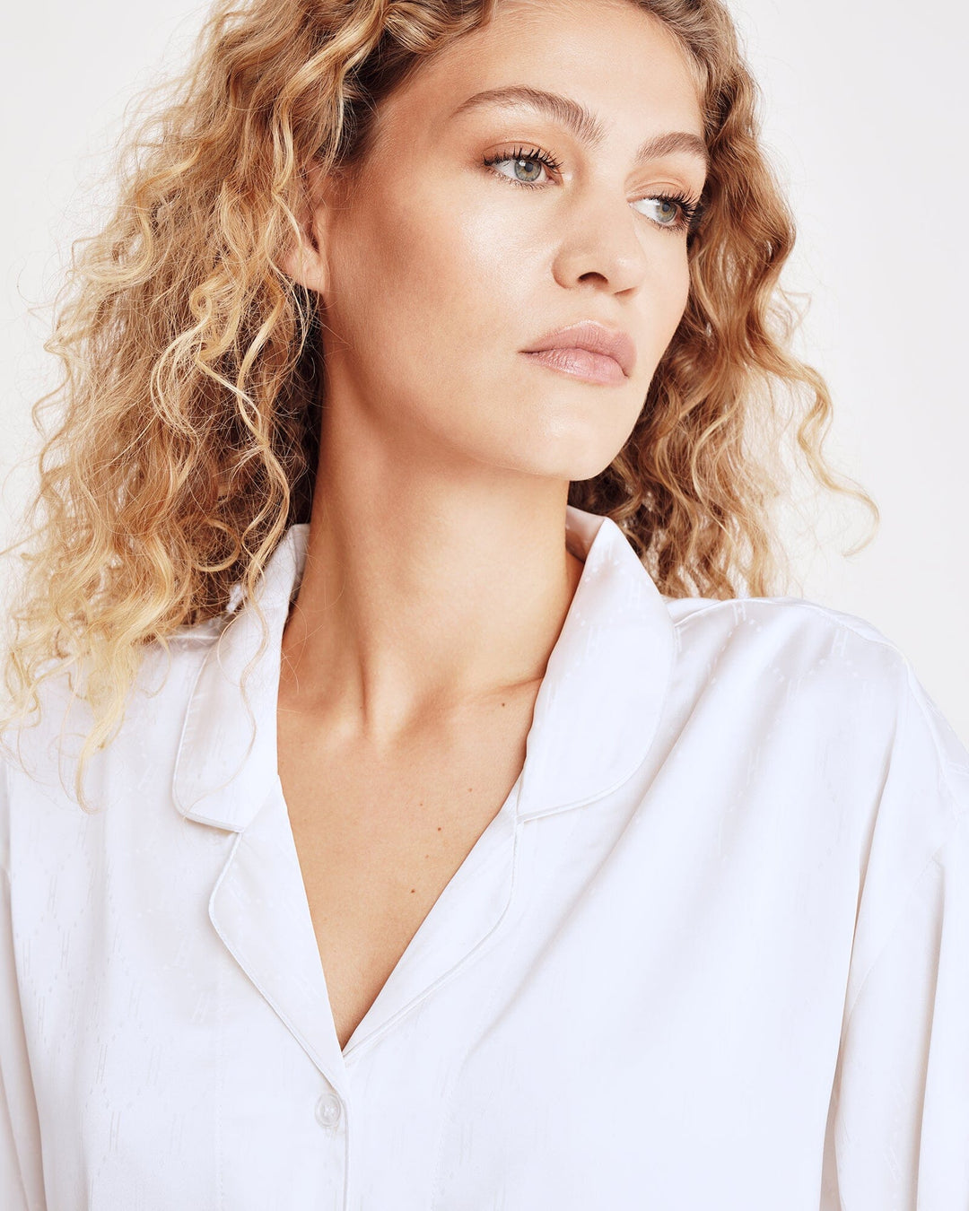 Hype The Detail - Satin Pyjamas 800-43 - 80 - Ivory Nattøj 