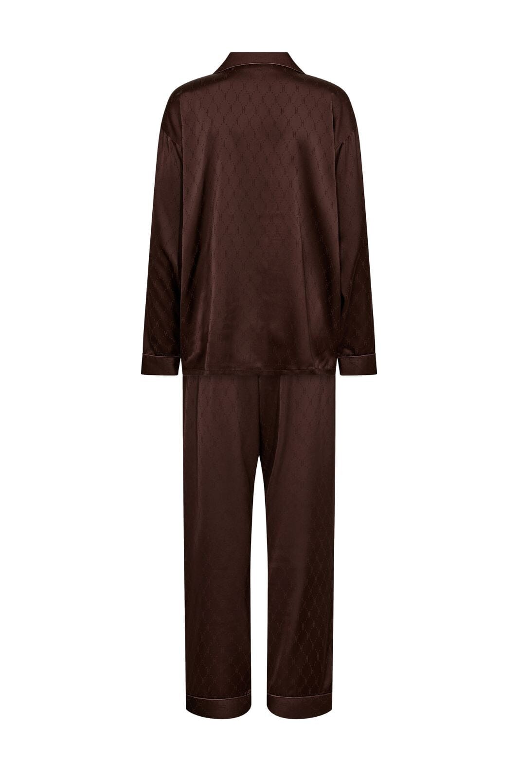 Hype The Detail - Satin Pyjamas 800-43 - 8989 - Brun Nattøj 