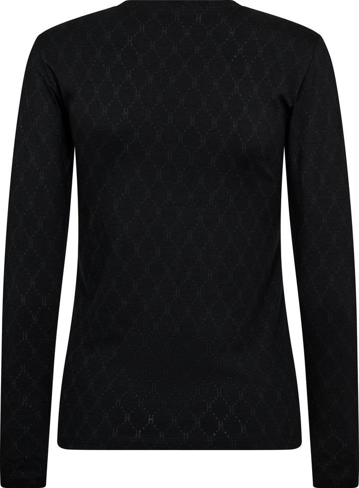 Hype The Detail - Tee L/S, Cotton 600-14 - 9 - Black Toppe 