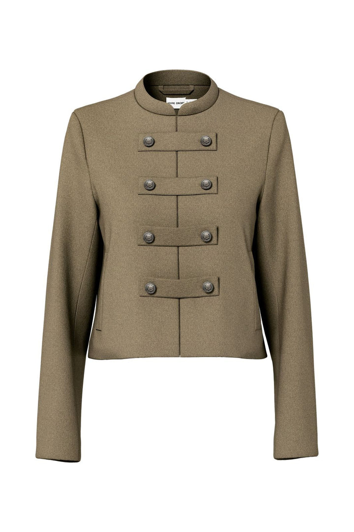 Hypedrop - Hdandrea Cropped Military Jacket 32000627 - 5149892 - Aloe