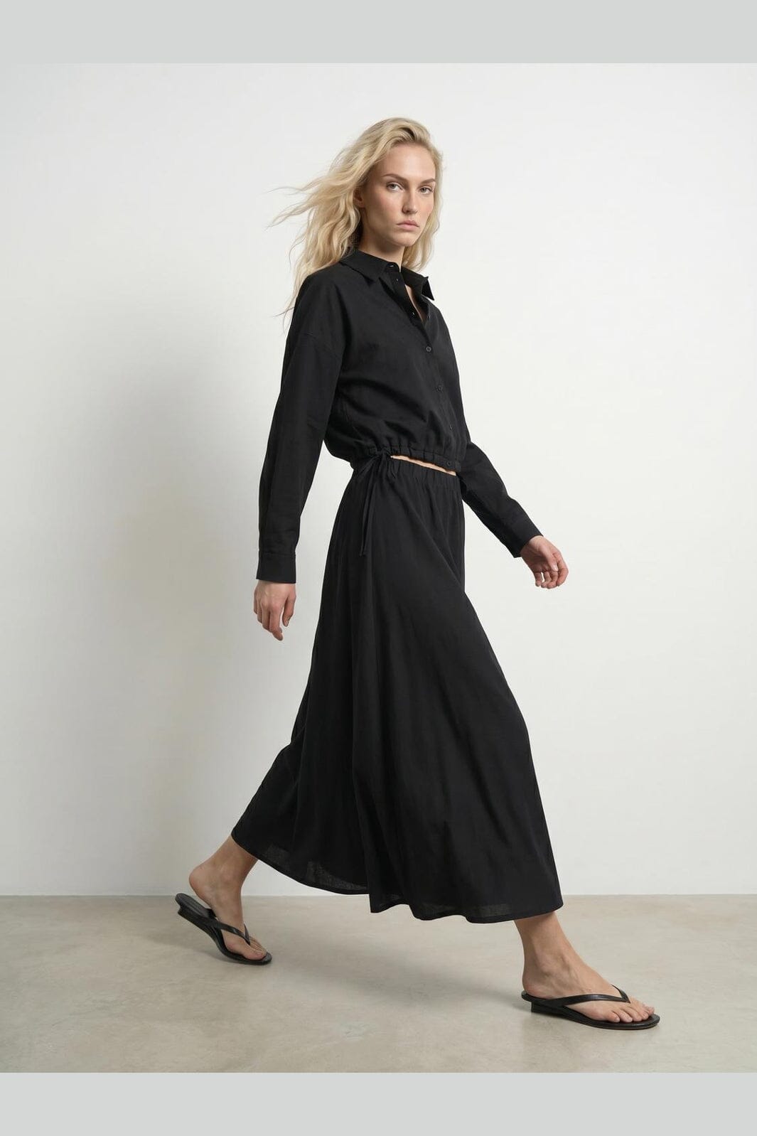 Hypedrop - Hdenya Maxi Skirt 32000732 - 5242688 - Black